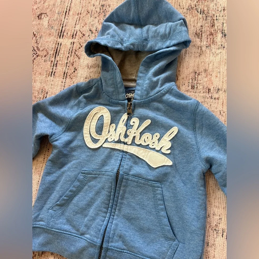 OshKosh B'gosh Blue Kids Hoodie 2t